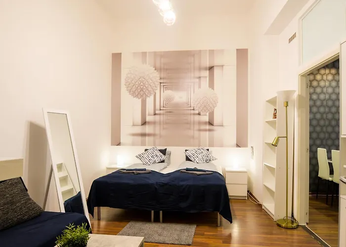 شقة Big 3br Bathr W Ac At Gozsdu بودابست
